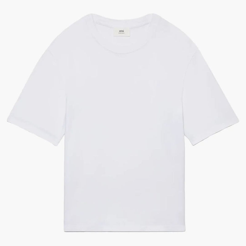 Ami Paris Ami de Coeur Tonal Boxy Fit T-Shirt White