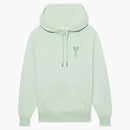 Ami Paris Ami de Coeur Tonal Hoodie Aqua
