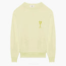 Ami Paris Ami De Coeur Tonal Sweatshirt Yellow