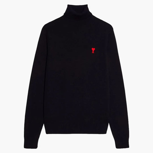 Ami paris ami de coeur tortuga suéter negro/rojo