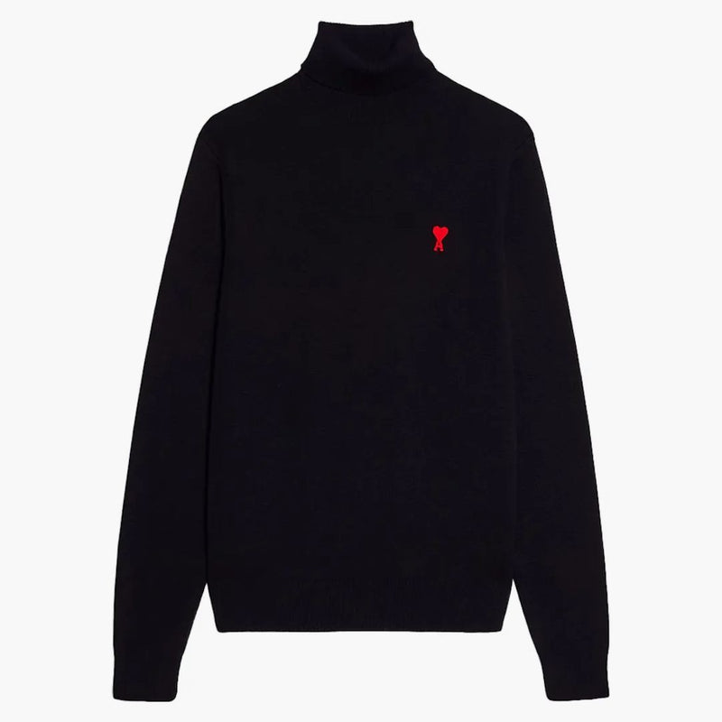 Ami paris ami de coeur tortuga suéter negro/rojo