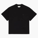 Ami Paris Ami De Coeur Organic Cotton T-shirt Black