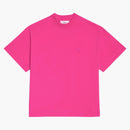Ami Paris Ami De Coeur Organic Cotton T-shirt Fuchsia