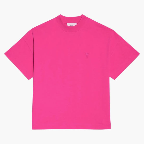 Ami Paris Ami de Coeur Organic Cotton tričko Fuchsia