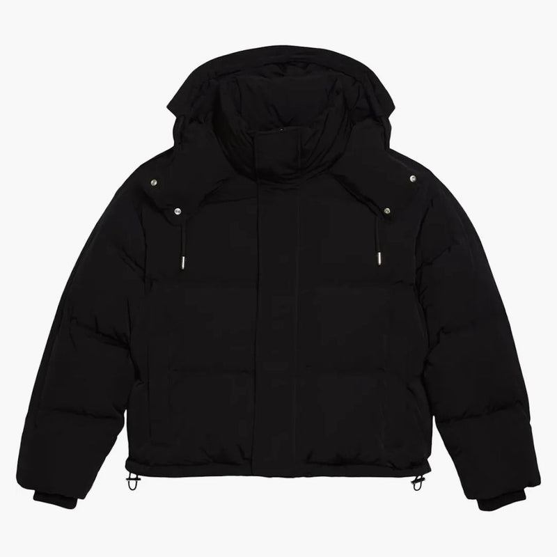 Ami paris ami de coeur patch down giacca nera