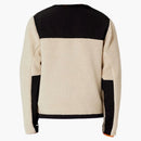 Ami paris ami de coeur sherpa giacca zippata/off bianco