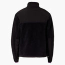 Ami paris ami de coeur sherpa giacca zippata nera