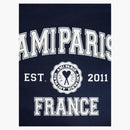 Ami Paris Back Logo Shirt Navy