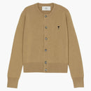 Ami Paris Cardigan Sweater Camel