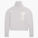 Ami Paris Cmurly Wool Ami de Coeur Sweter Earl Grey/Ivory