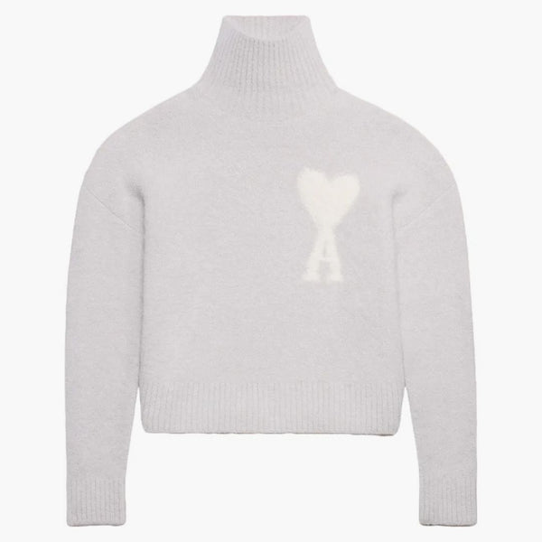 Ami paris lana nublada ami de coeur suéter Earl Gray/marfil