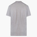 Ami Paris Embroidered Logo Mens Cotton T-shirt Grey