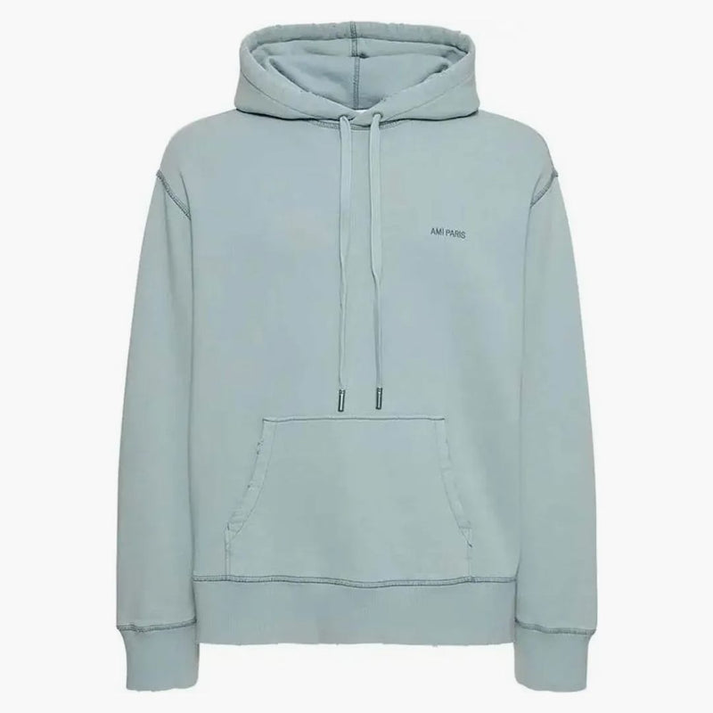 Ami Paris Fade out kapucí mikina aquamarine