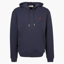 Ami Paris Hood Sweatshirt Navy