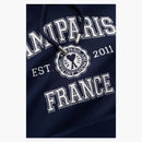 Ami Paris Logo Hoodie Marine Blue