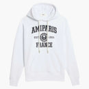 Ami Paris Logo Hoodie White