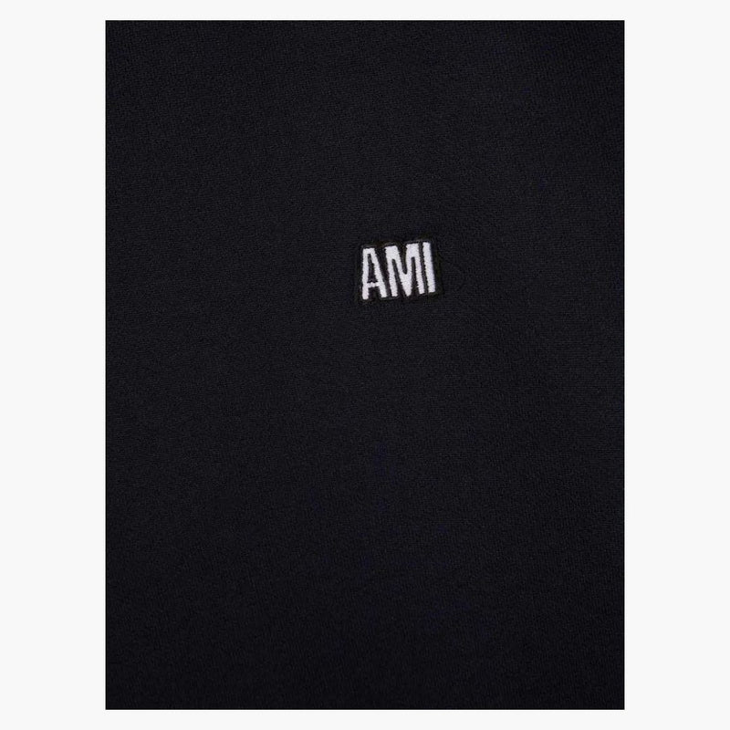 Ami Paris Logo Stripes mikina námořnictva/bílá