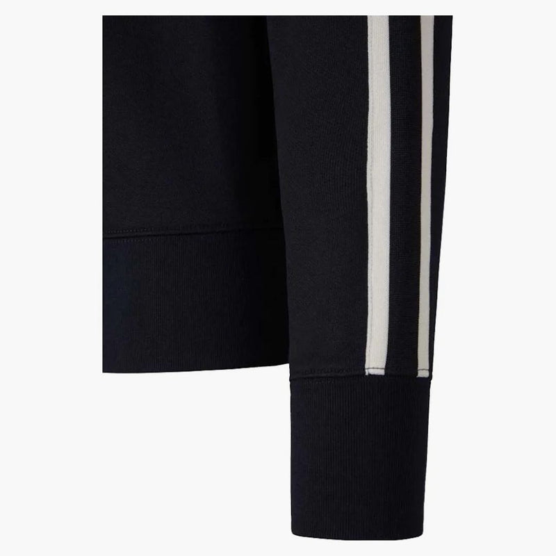 Ami Paris Logo Stripes mikina námořnictva/bílá