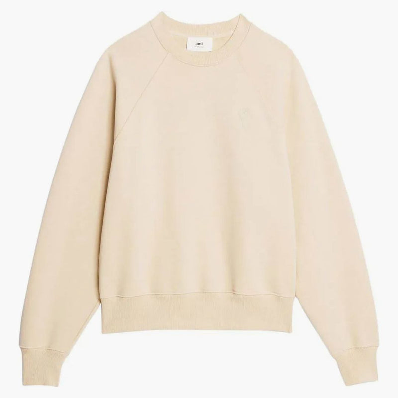 Ami Paris logo sweatshirt beige