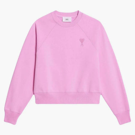 AMI Paris Logo Sweinshirt Pink