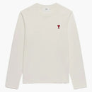 Ami Paris Long Sleeve Ami de Coeur T-Shirt White