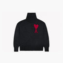Ami Paris Red Ami de Coeur Sweater Black/Red