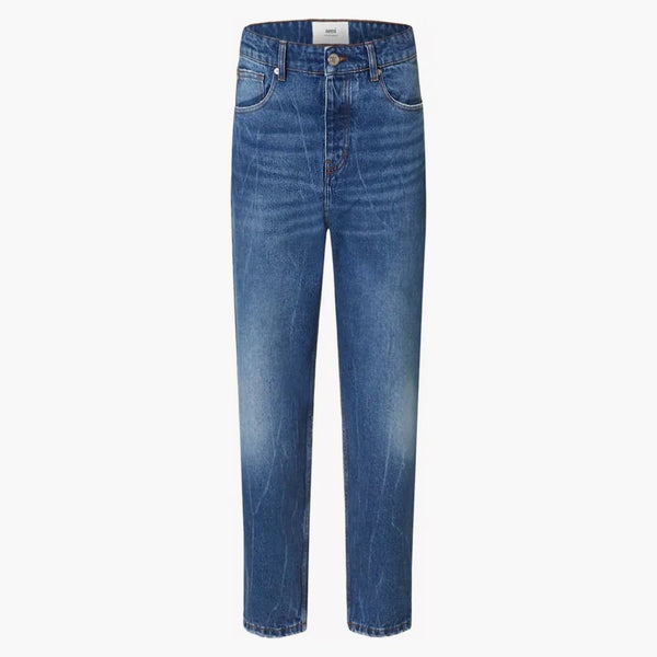 Ami Paris Tapered Fit Jeans Blue