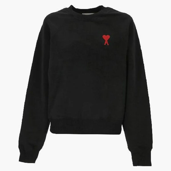 AMI Paris Tonal ADC sudadera negra/roja
