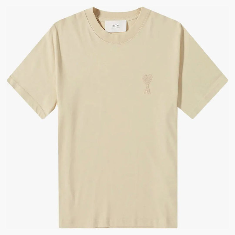 Ami Paris Tonal Ami de Coeur T-shirt vanilj/vanilj