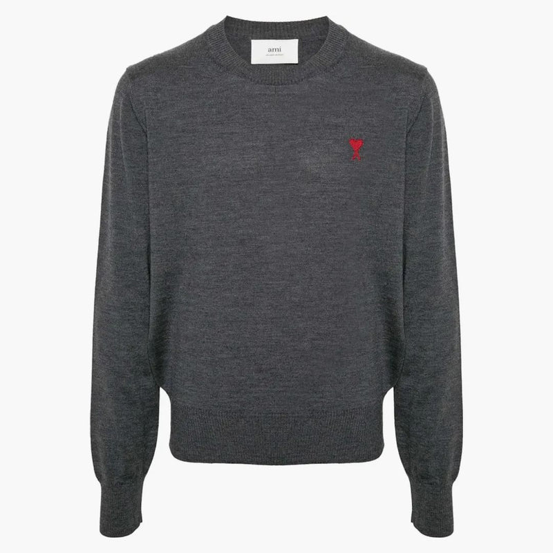 Ami paris de coeur maglione grigio Heather