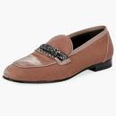 Amiri Bandana Chain Loafers Salmon Velvet