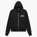Amiri Cherub Zip Up Hoodie Black