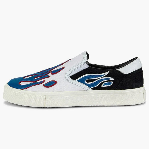 Amiri Flame Slip on Black/Blue