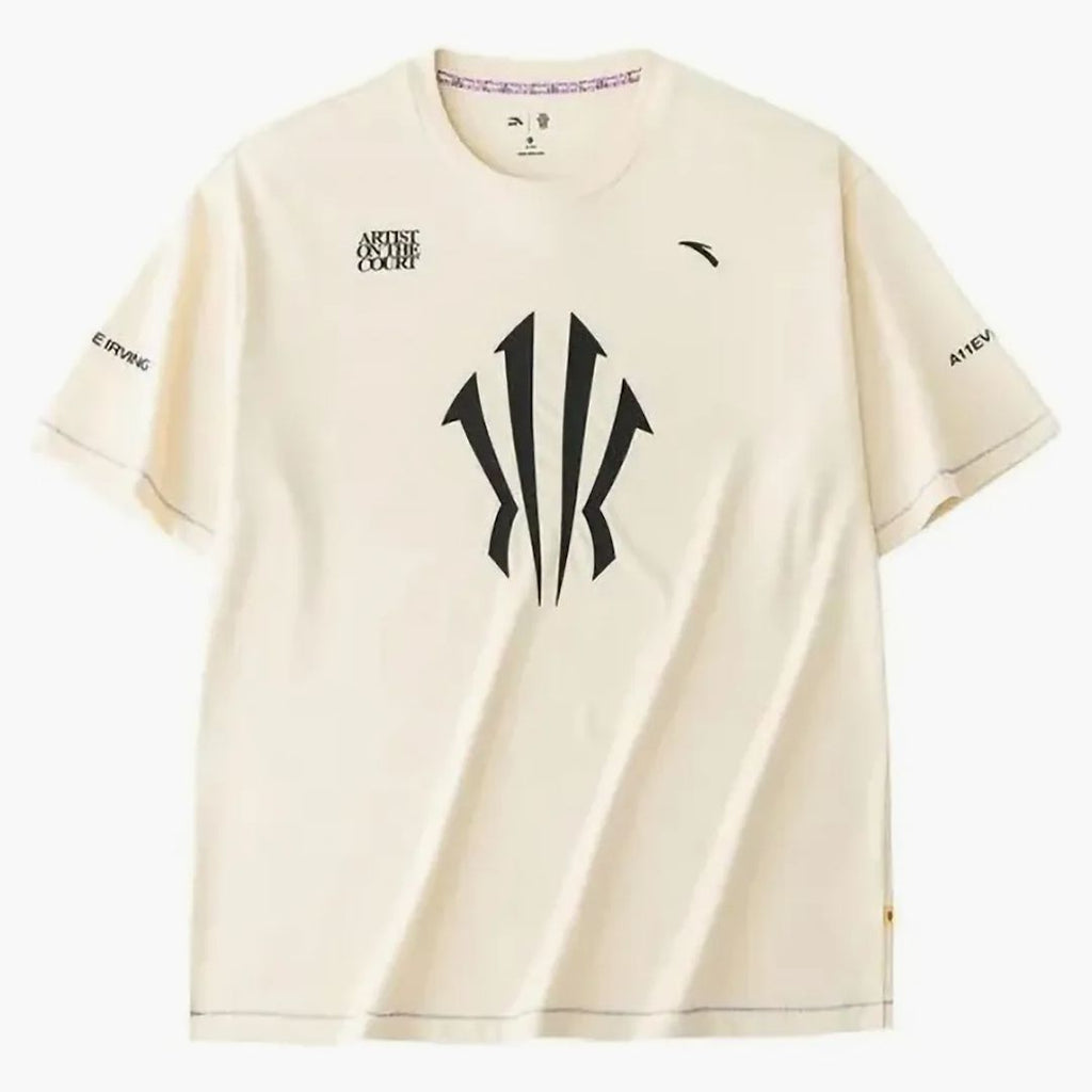 Anta X Kyrie Irving Logo Basketball Tee Moon White Buy at Hypeneedz