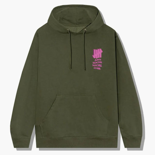Anti Social Social Club 1st och La Brea Hoodie Army Heather