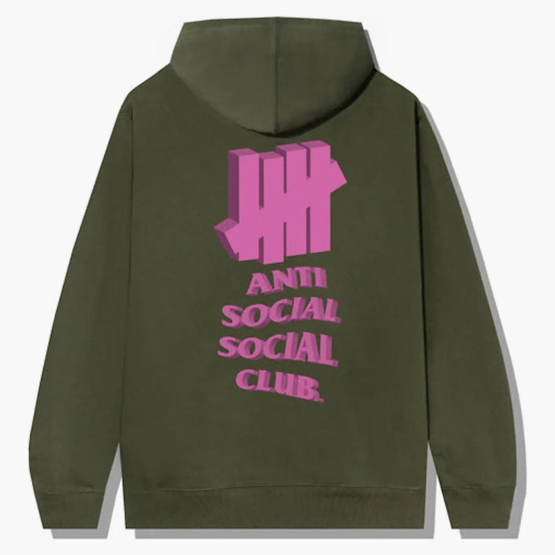 Anti Social Social Club 1st och La Brea Hoodie Army Heather