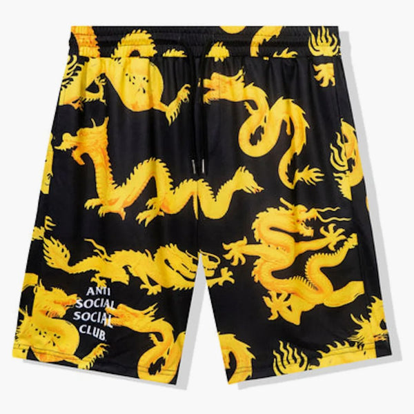 Anti Social Social Club 24K Mesh Shorts Black