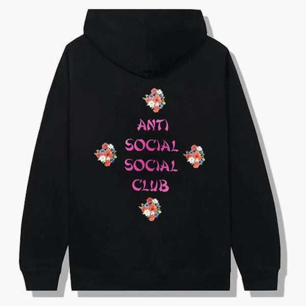 Anti Social Social Club 2 mycket av Heaven Hoodie Black