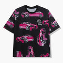 Anti social social club 3am on melrose all over tea black/pink