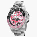 Anti Social Social Club 3face Watch Silver/Pink