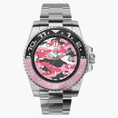 Anti Social Social Club 3face Watch Silver/Pink
