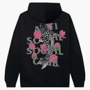 Anti Social Social Club 3M Reflectante Japonés Koy Pulhever Hoodie Negro