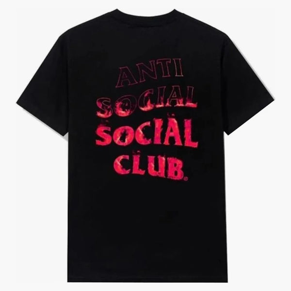 Anti Social Social Club oheň uvnitř růžového plamene čaje černá