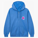 Anti Social Social Club A är för Zip Hoodie Blue