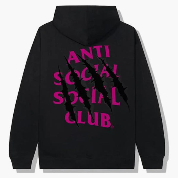 Anti social social klubb efter oss hoodie svart
