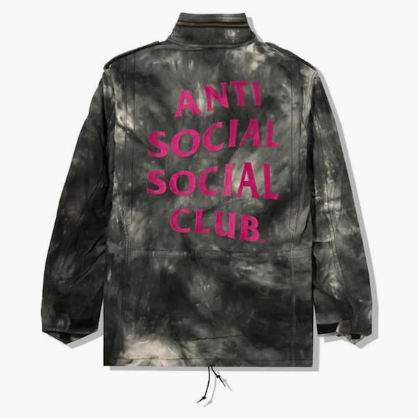 Anti Social Social Club Alpha Industries X ASSC M-65 Jacka Tie Dye Black