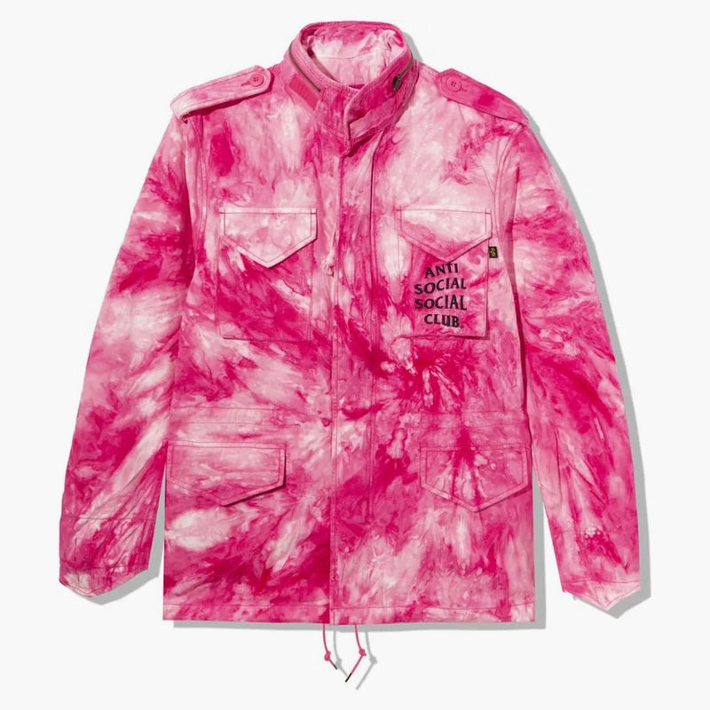 Anti Social Social Club Alpha Industries X ASSC M-65 Jacka Tie Dye Pink