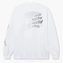 Anti social social club alpine stars helmet l/s tea white white