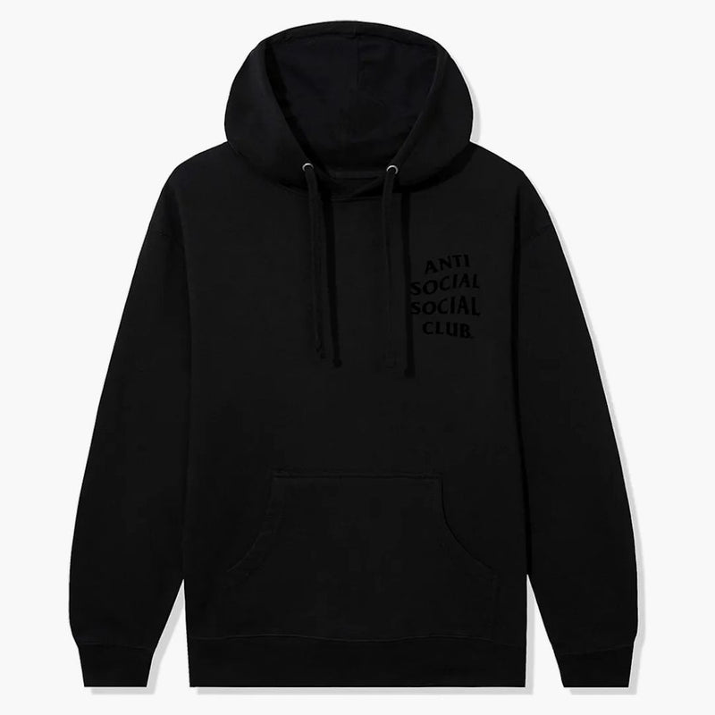 Anti social social klubb analog hoodie svart