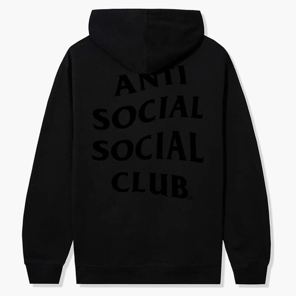 Anti social social klubb analog hoodie svart